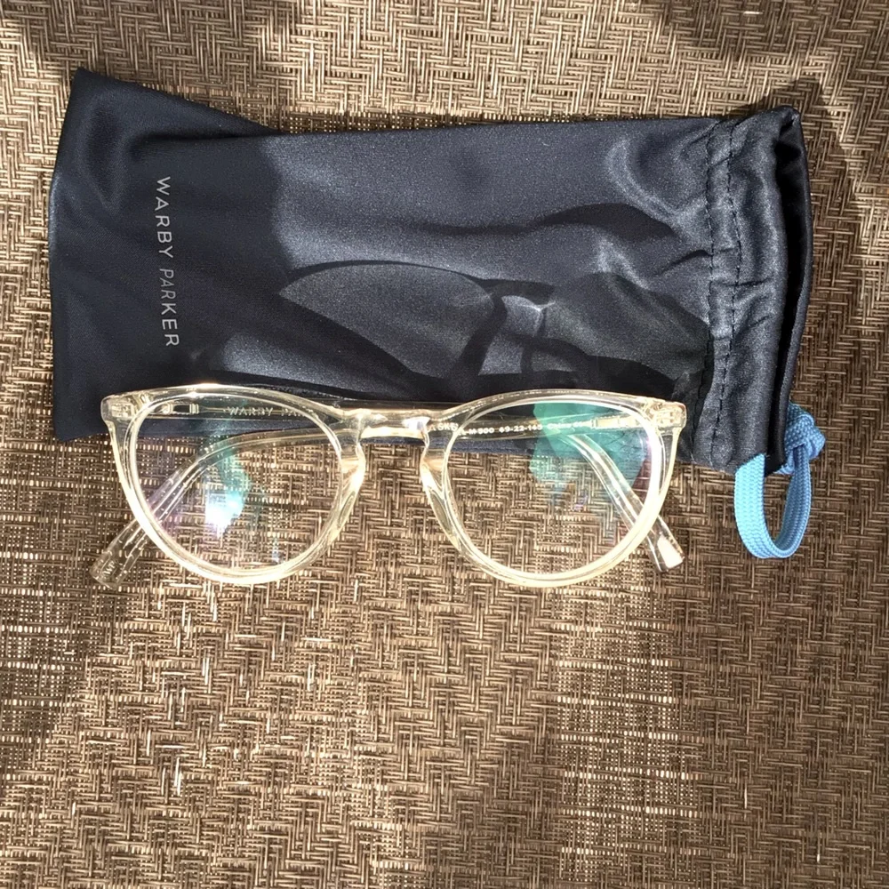Warby Parker Haskell Crystal Round Eyeglasses Frames